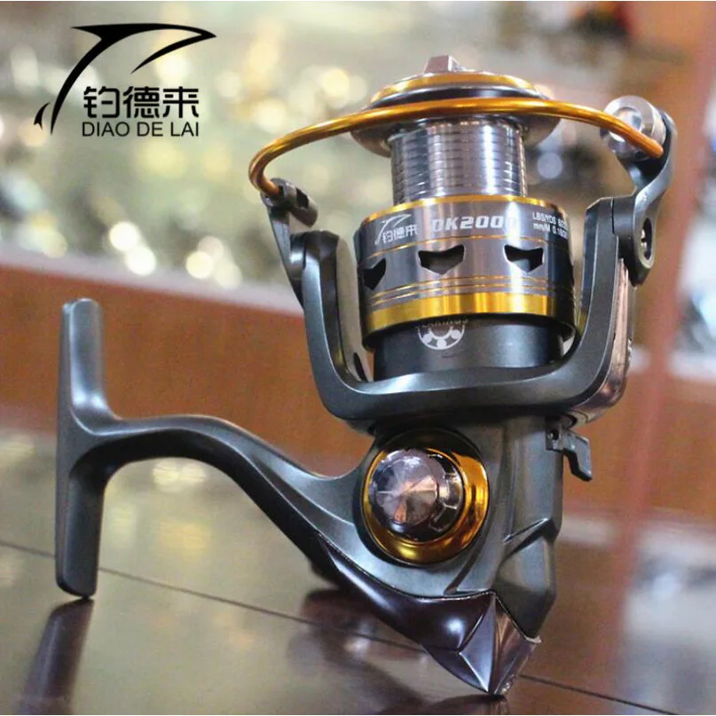 Spinning Fishing Reel 11 Bearing Balls 1000-6000 Series 5.2:1 Spinning Reel Boat Rock Fishing Wheel molinete pesca Wheel China
Spinning Fishing Reel 11 Bearing Balls 1000-6000 Series 5.2:1 Spinning Reel Boat Rock Fishing Wheel molinete pesca Wheel China