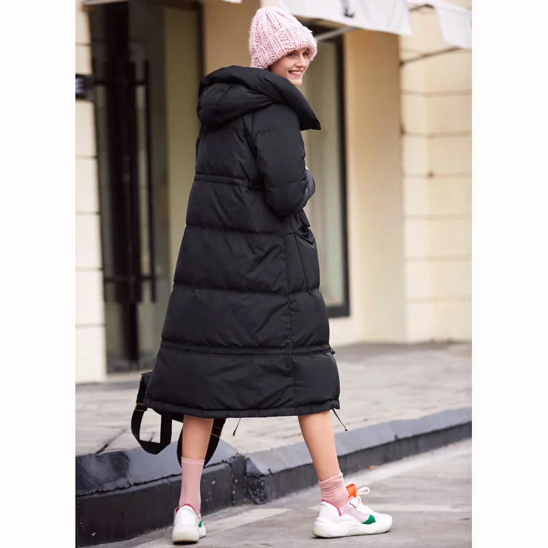 Amii Minimalist Hooded Long Down Jacket Winter Women Casual Thick Pocket Solid Waterproof White Down Jacket Parka 11870303
Amii Minimalist Hooded Long Down Jacket Winter Women Casual Thick Pocket Solid Waterproof White Down Jacket Parka 11870303