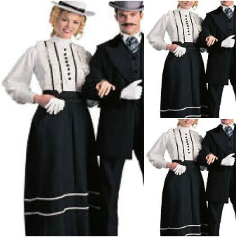 HistoricalCustomer-made White 1800S Victorian dress 1860s Civil war Dress Vintage dress Traveling Visiting suit US6-36 V-336
HistoricalCustomer-made White 1800S Victorian dress 1860s Civil war Dress Vintage dress Traveling Visiting suit US6-36 V-336