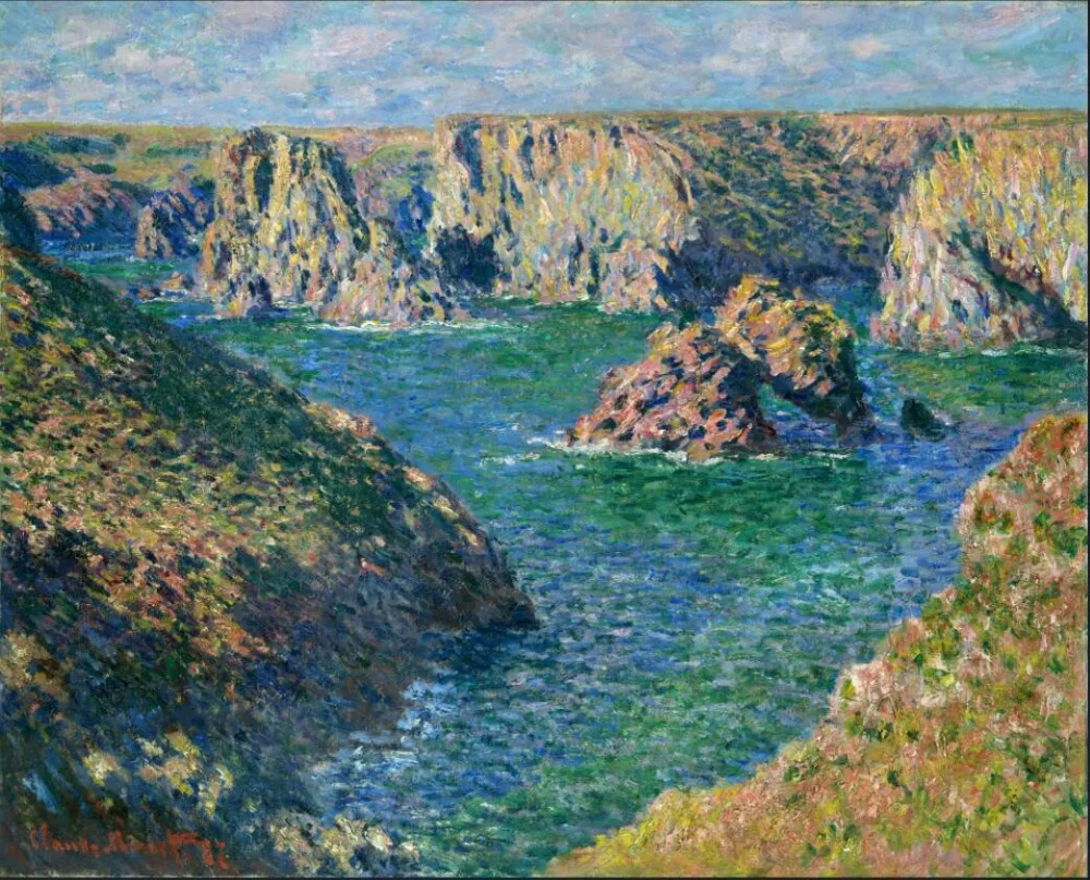 High quality Oil painting Canvas Reproductions Port Donnant, Belle Ile (1886) By Claude Monet Painting hand painted
High quality Oil painting Canvas Reproductions Port Donnant, Belle Ile (1886) By Claude Monet Painting hand painted