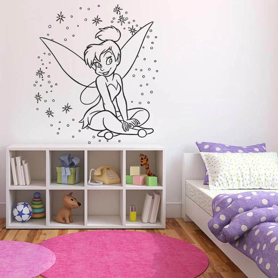 Elf Girl Wall Decal Kids Bedroom Fairy Magic Dust Home Decor Vinyl Wall Sticker Removable Nursery Lovely Mural S293
Elf Girl Wall Decal Kids Bedroom Fairy Magic Dust Home Decor Vinyl Wall Sticker Removable Nursery Lovely Mural S293