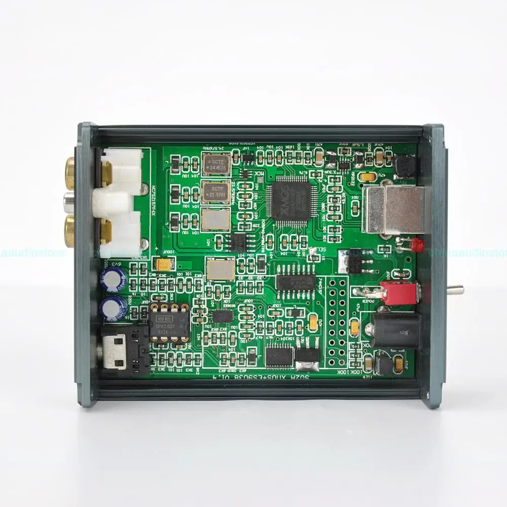 Mini ES9038Q2M ES9038 XMOS XU208 USB DAC USB Soundcard Headphone Out DSD Native High-Resolution Hi-Fi Audio,100V-240V AC Adaptor
Mini ES9038Q2M ES9038 XMOS XU208 USB DAC USB Soundcard Headphone Out DSD Native High-Resolution Hi-Fi Audio,100V-240V AC Adaptor