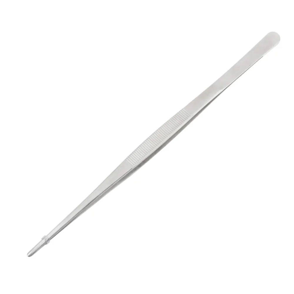 30cm Stainless Steel Long Tweezers with Serrated Tips Non-slip Food Tongs for Garden Kitchen Jewelry Hobby Craft DIY Repair Tool
30cm Stainless Steel Long Tweezers with Serrated Tips Non-slip Food Tongs for Garden Kitchen Jewelry Hobby Craft DIY Repair Tool