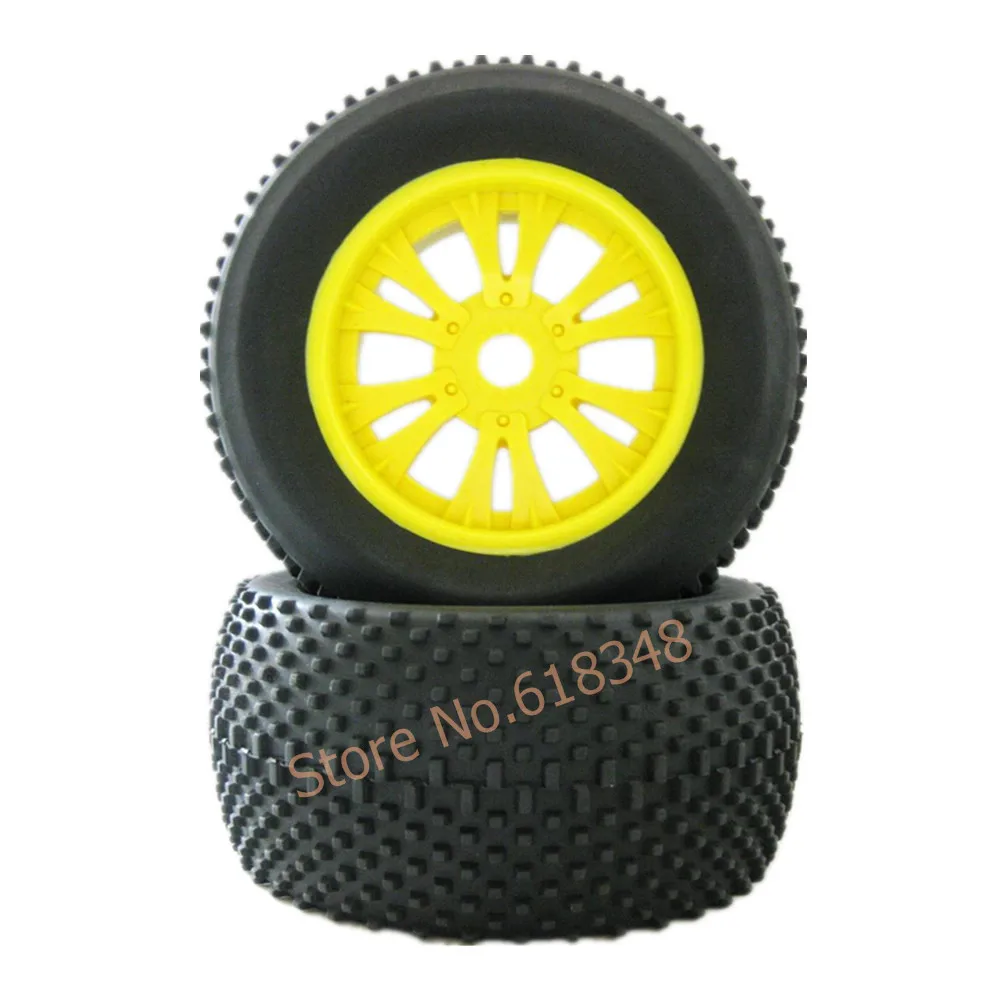 4Pcs/lot RC Rubber Sponge Type Diameter:140mm & Hexagon adapter:17mm For 1:8 HSP Baja Tyranno Off Road Monster Truck | Игрушки и