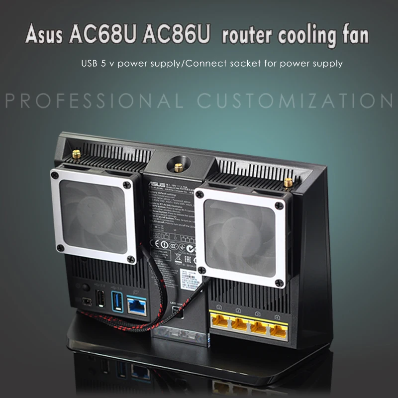 New 70mm cooling fan radiator USB/ power silent cooling temperature Speed regulating controller-ac68u EX6200 AC15 AC68U cooler
New 70mm cooling fan radiator USB/ power silent cooling temperature Speed regulating controller-ac68u EX6200 AC15 AC68U cooler