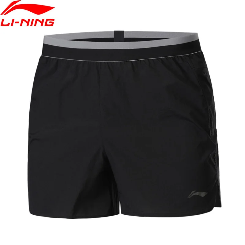 Li-Ning мужские спортивные шорты для бега водонепроницаемые дышащие с подкладкой