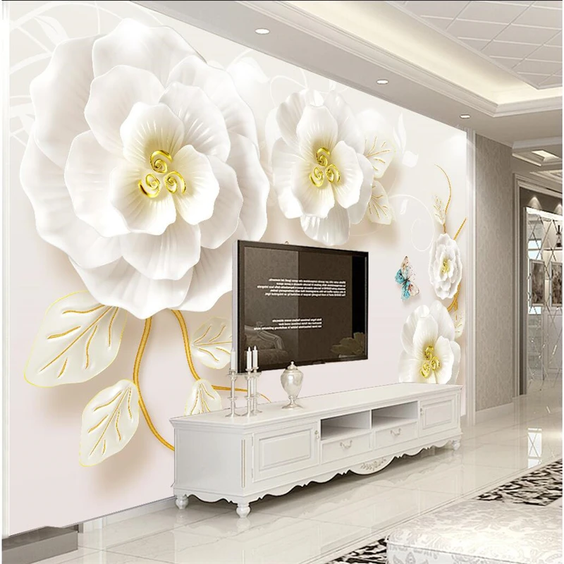 beibehang Customize any size mural wallpaper 3D stereo relief jewelry roses jade carving TV background wall murals wall paper
beibehang Customize any size mural wallpaper 3D stereo relief jewelry roses jade carving TV background wall murals wall paper