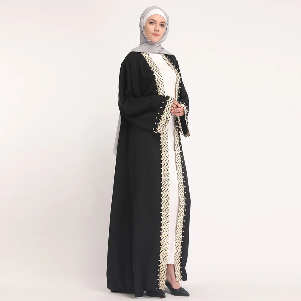 Арабское кимоно Abaya Femme кафтан халат мусульманский хиджаб Дубай платье для женщин