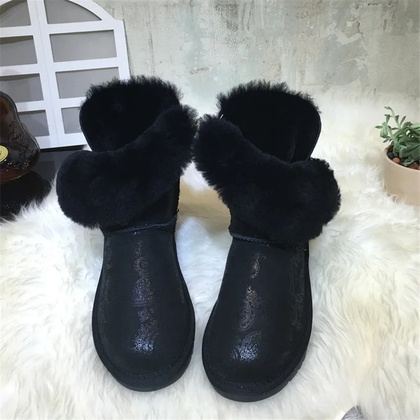 2020 Fashion New Arrival Real Sheepskin Woman Winter Classic Snow Boots Genuine Sheepskin Women Boots Top Quality Women's
2020 Fashion New Arrival Real Sheepskin Woman Winter Classic Snow Boots Genuine Sheepskin Women Boots Top Quality Women's