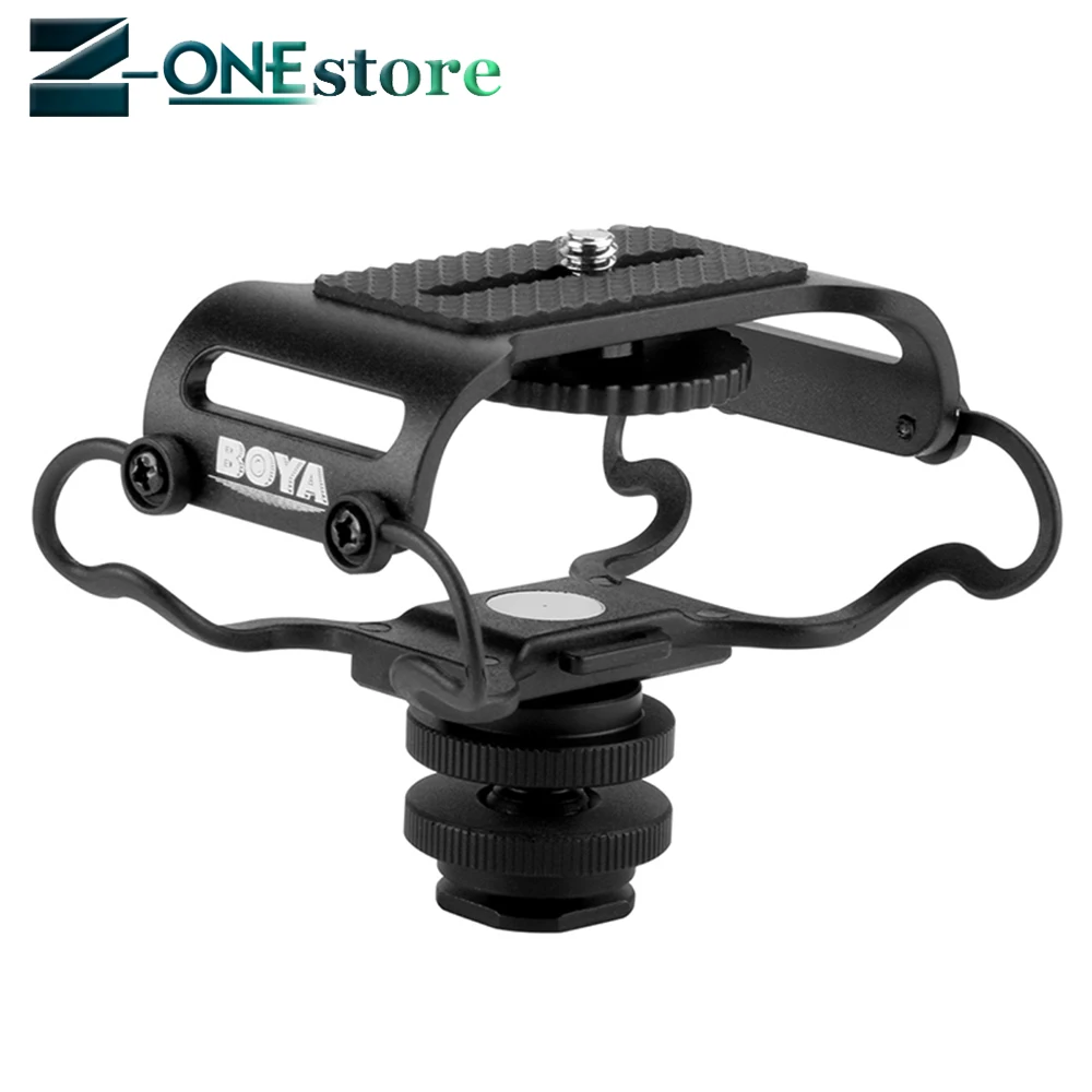 BOYA BY-C10 Microphone Shock mount for Zoom H4n/H5/H6 for Sony Tascam DR-40 DR-05 Recorders Microfone Shockmount Olympus Tascam
BOYA BY-C10 Microphone Shock mount for Zoom H4n/H5/H6 for Sony Tascam DR-40 DR-05 Recorders Microfone Shockmount Olympus Tascam