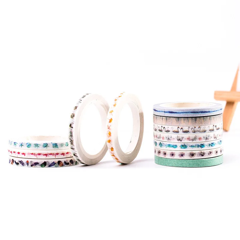 1 PCS New Kawaii Colour Fine Decorated Doctrine Adhesive Washi Tape DIY Decoration Scrapbooking Planner Masking Tape Stationery
1 PCS New Kawaii Colour Fine Decorated Doctrine Adhesive Washi Tape DIY Decoration Scrapbooking Planner Masking Tape Stationery