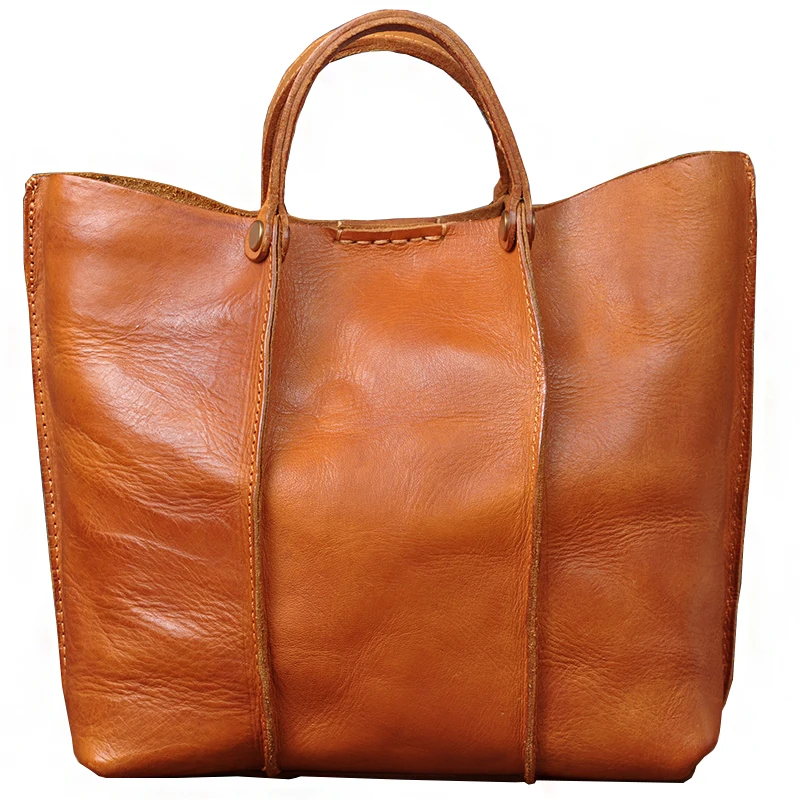 GUMST Vegetable Tanned Leather Design Handmade Retro Trend Girl Literary Handbag Real Leather Tote Shoulder Bag For Women
GUMST Vegetable Tanned Leather Design Handmade Retro Trend Girl Literary Handbag Real Leather Tote Shoulder Bag For Women