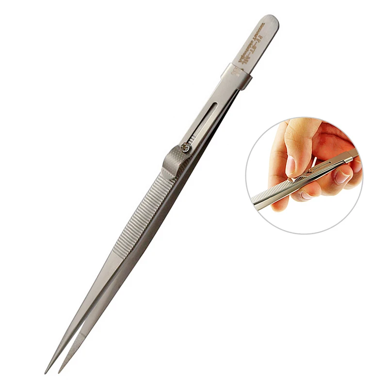 Adjustable Tweezers Antimagnetic Forceps Stainless Steel For Electronics Chemical Medical Makeup Multi Hand Tools
Adjustable Tweezers Antimagnetic Forceps Stainless Steel For Electronics Chemical Medical Makeup Multi Hand Tools