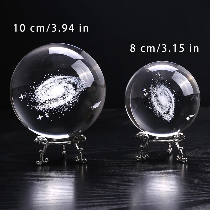 100 mm K9 Crystal Galaxy Ball 3D Laser Engraved Miniature Model Sphere Home Decor Gift for Astrophile Ornament
100 mm K9 Crystal Galaxy Ball 3D Laser Engraved Miniature Model Sphere Home Decor Gift for Astrophile Ornament