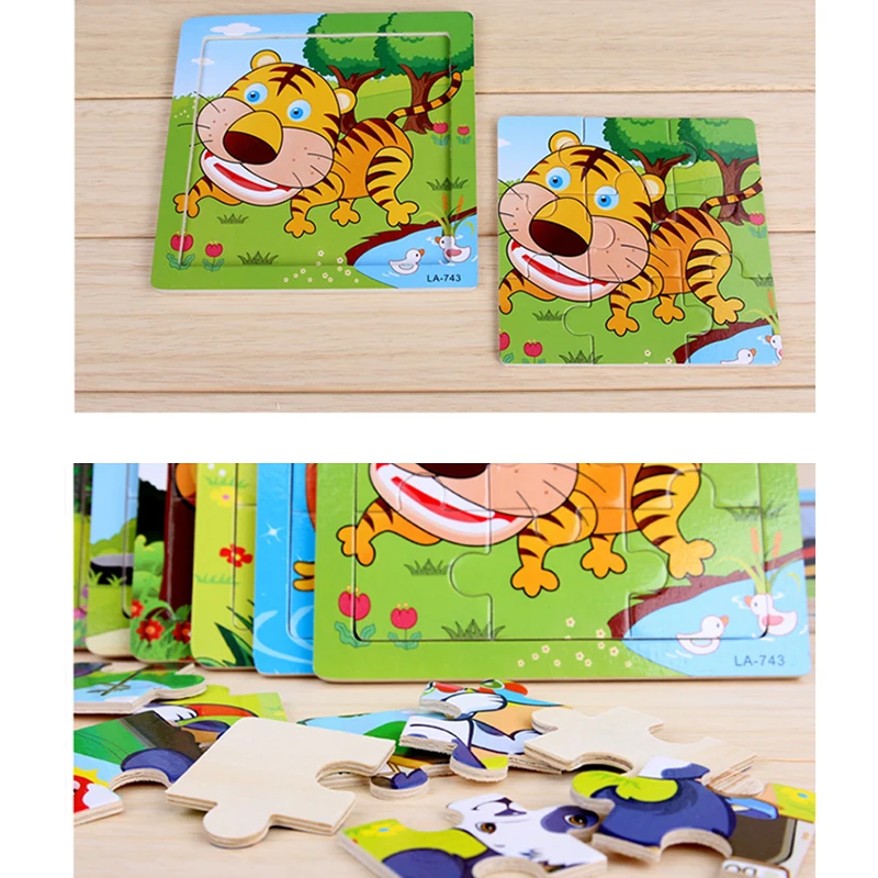 Cute Cartoon Animal Kid Early Educational Puzzles Toys Wooden Puzzle Intelligence Tangram Shapes Jigsaw Board Toy Gift
Cute Cartoon Animal Kid Early Educational Puzzles Toys Wooden Puzzle Intelligence Tangram Shapes Jigsaw Board Toy Gift
