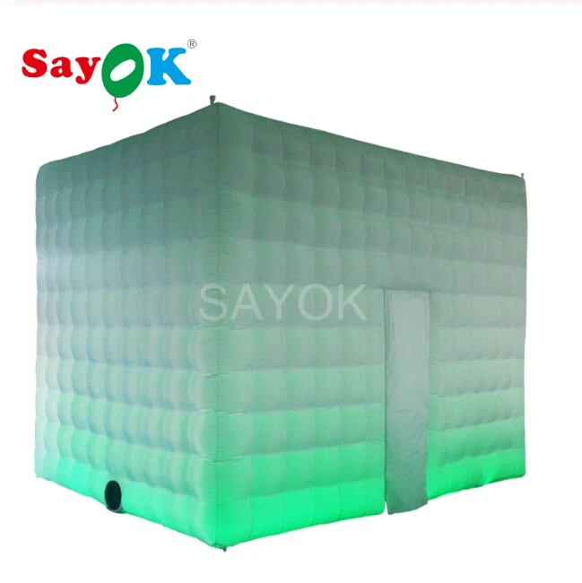 4x3x3m Portable Inflatable Photo Booth Enclosure Custom Wedding Party LED Photo Booth Tent 2 Doors with 17-Color Changing Lights
4x3x3m Portable Inflatable Photo Booth Enclosure Custom Wedding Party LED Photo Booth Tent 2 Doors with 17-Color Changing Lights