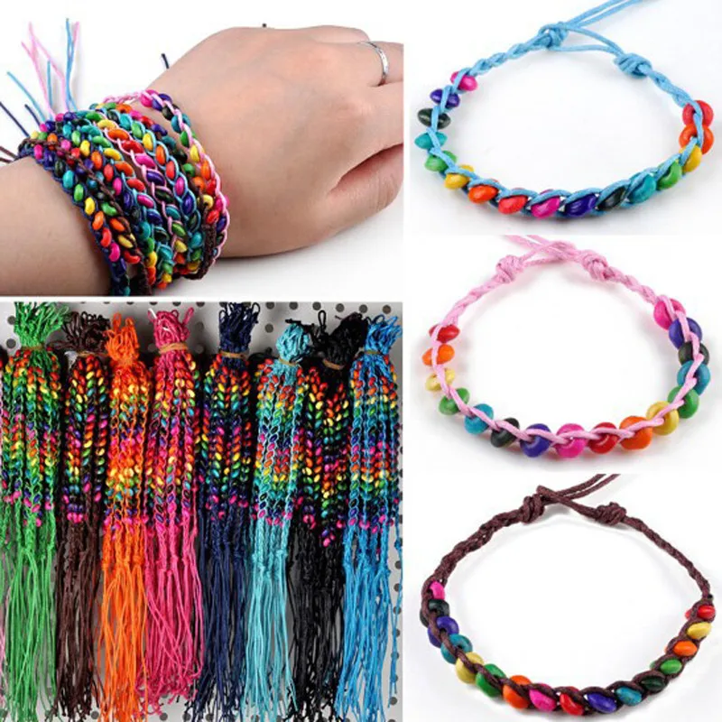 PINKSEE 50Pcs Lots Friendship Beads Handmade Bracelets Cuff Bangles For Women Girls Charm Jewelry Accessories Wholesale
PINKSEE 50Pcs Lots Friendship Beads Handmade Bracelets Cuff Bangles For Women Girls Charm Jewelry Accessories Wholesale