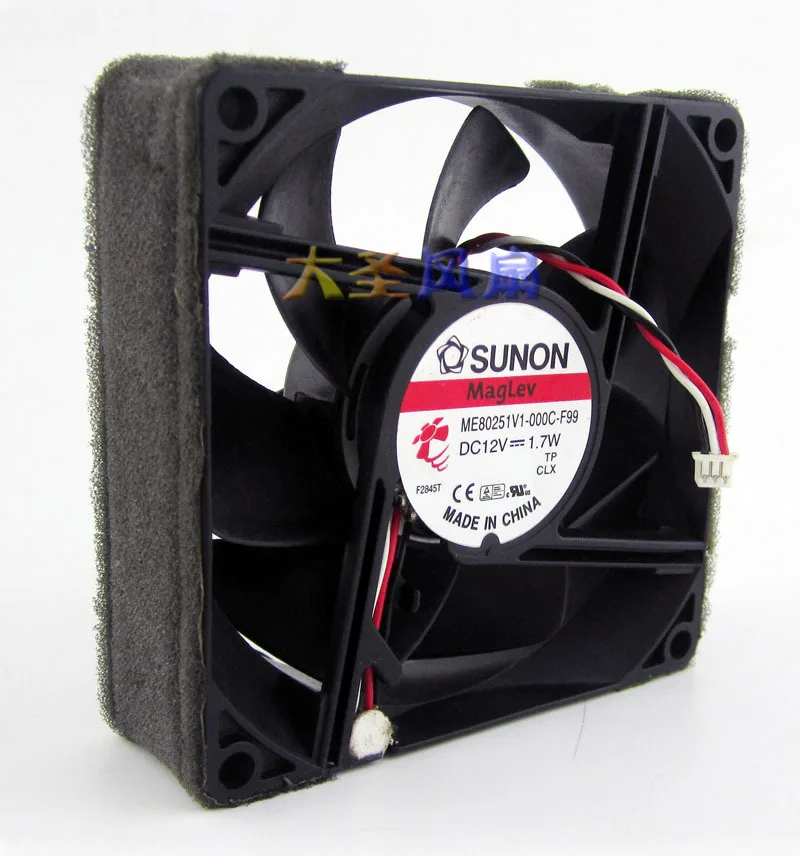Оригинальный проекторный охлаждающий вентилятор Sunon ME80251V1-000C-F99 8025 12 в 1,7 Вт 8 см
Оригинальный проекторный охлаждающий вентилятор Sunon ME80251V1-000C-F99 8025 12 в 1,7 Вт 8 см