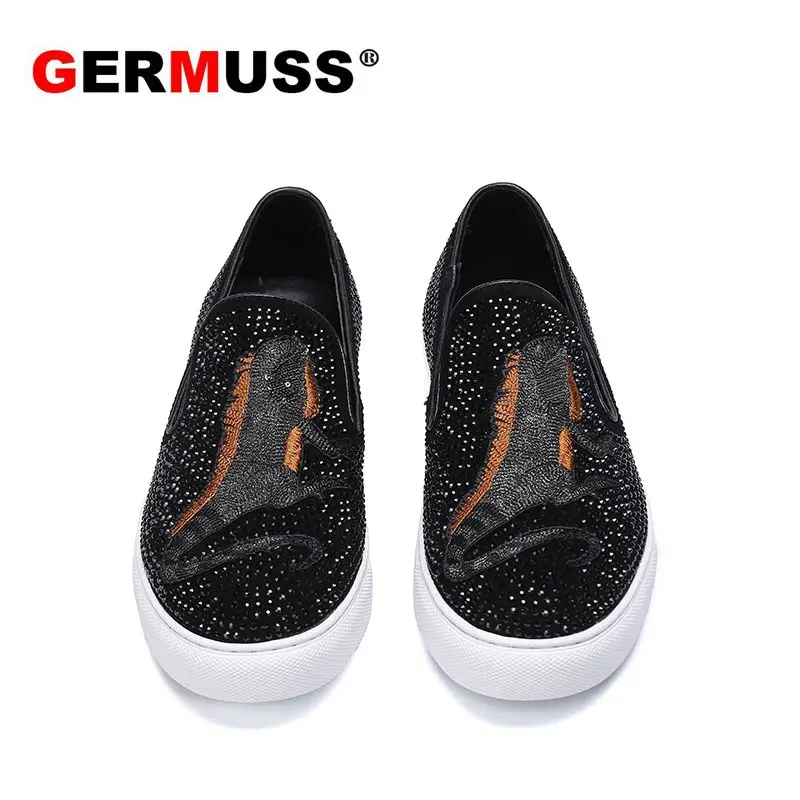 Germuss Spring and summer Popular Breathable men casual shoes high quality slip-on fashion lizard men's comfortable soft shoes
Germuss Spring and summer Popular Breathable men casual shoes high quality slip-on fashion lizard men's comfortable soft shoes
