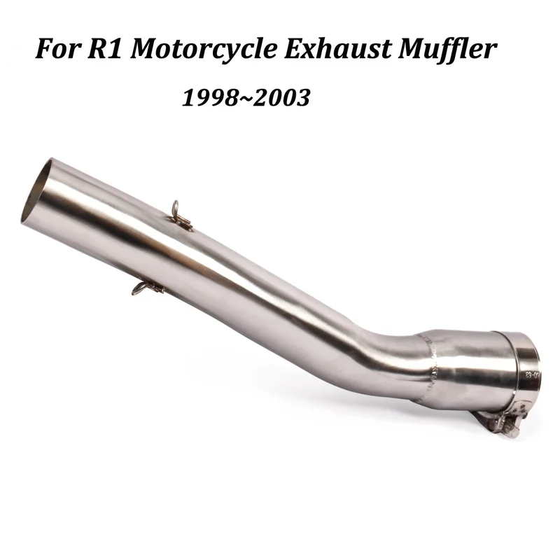 For Yamaha R1 Motorcycle Exhaust Muffler Modified Connection Middle Stainless steel Link Pipe Slip on 1998-2003 Moto Accessories
For Yamaha R1 Motorcycle Exhaust Muffler Modified Connection Middle Stainless steel Link Pipe Slip on 1998-2003 Moto Accessories