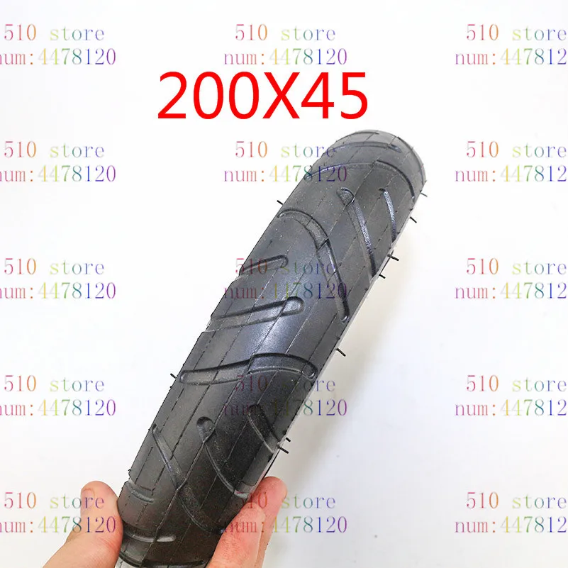 Хорошее качество колесо 200x45 8 дюймовая шина и внутренняя трубка с пластиковой