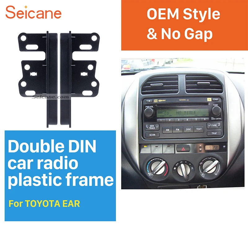 173*98 мм двойной Din автомобильный радиоприемник Fascia Dash Mount Kit для Toyota Ear по бокам Лицевая панель рамка панель автостерео адаптер отделка компле...
173*98 мм двойной Din автомобильный радиоприемник Fascia Dash Mount Kit для Toyota Ear по бокам Лицевая панель рамка панель автостерео адаптер отделка компле...