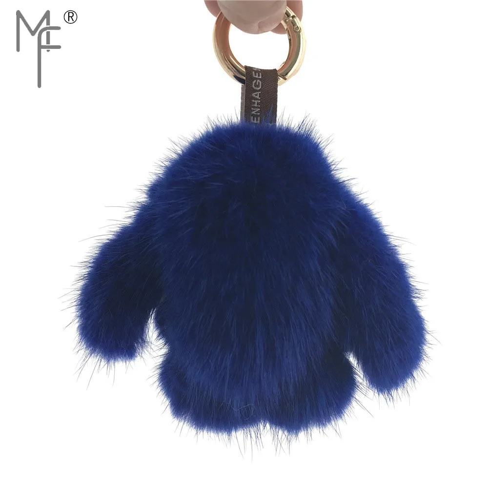 Magicfur - 8 см из натурального меха норки милый кролик Королевский синий кукольный