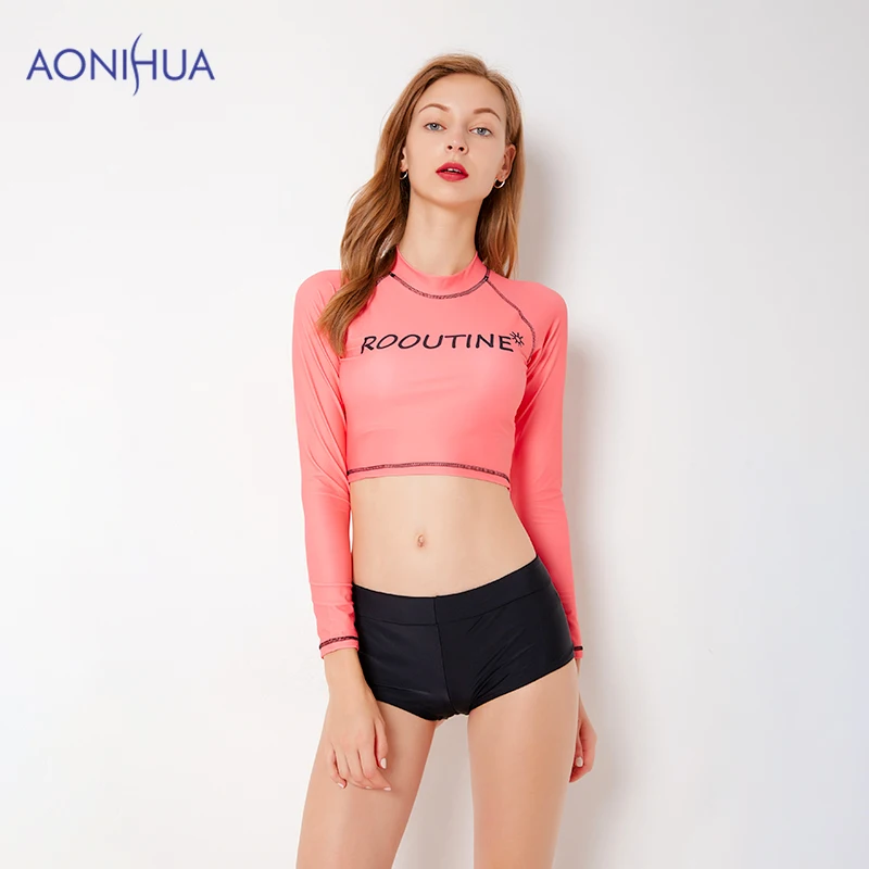 Водонепроницаемый купальник AONIHUA, комплект из двух предметов, спортивный купальник, купальные костюмы, купальный костюм, Топ с длинным рука...
Водонепроницаемый купальник AONIHUA, комплект из двух предметов, спортивный купальник, купальные костюмы, купальный костюм, Топ с длинным рука...