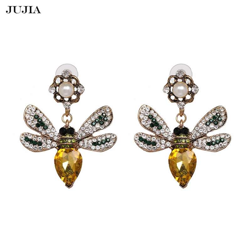 Wholesale JUJIA Charm Vintage Animal Earrings Simulated Pearl Jewelry Cute Crystal Drop Earrings For Girls Party Gift
Wholesale JUJIA Charm Vintage Animal Earrings Simulated Pearl Jewelry Cute Crystal Drop Earrings For Girls Party Gift