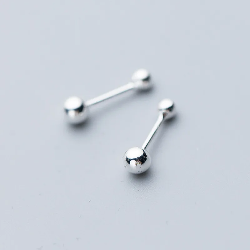 PONYKISS 100% 925 Sterling Silver Gloss Small Round Bead Stud Earrings Party For Women Fashion Simple Accessory Girl Chic Gift
PONYKISS 100% 925 Sterling Silver Gloss Small Round Bead Stud Earrings Party For Women Fashion Simple Accessory Girl Chic Gift