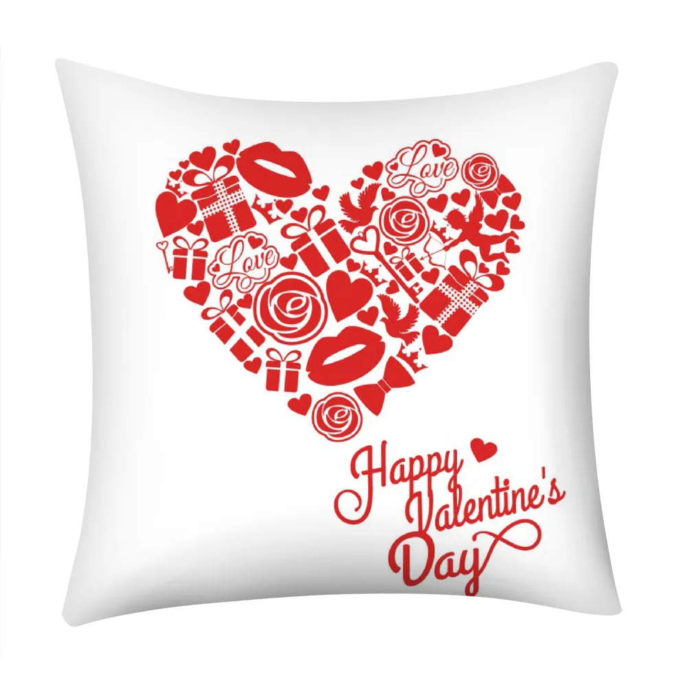2020 Happy Valentines Day Pillow Cases Cushion Cover Polyester Red Heart Love Print Throw Pillow Case Home Decoration Pillowcase
2020 Happy Valentines Day Pillow Cases Cushion Cover Polyester Red Heart Love Print Throw Pillow Case Home Decoration Pillowcase