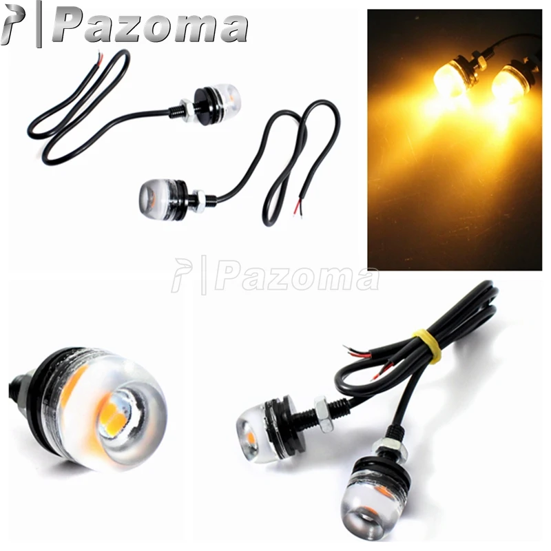 Motorcycle Black 12V LED License Plate Light Eagle Eye Lamp Amber Light Running Light Universal For Offroad Vehicle
Motorcycle Black 12V LED License Plate Light Eagle Eye Lamp Amber Light Running Light Universal For Offroad Vehicle