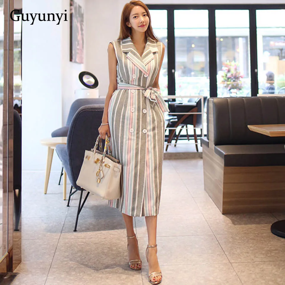 Striped Elegant Office Lady Dress 2022 Spring Autumn Notched Neck Double-breasted Waist Belt Warm Party Dress Women
Striped Elegant Office Lady Dress 2022 Spring Autumn Notched Neck Double-breasted Waist Belt Warm Party Dress Women