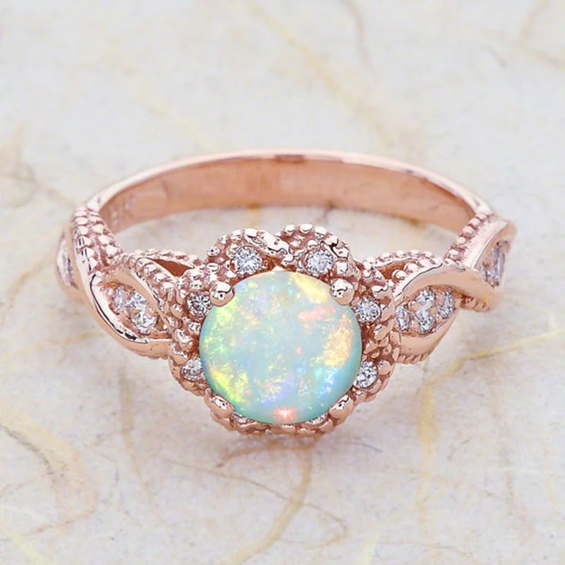 HOMOD Elegant Rainbow Opal Ring Fashion Rose Gold Filled White CZ Wedding Jewelry Engagement Oath Rings for Women anillos
HOMOD Elegant Rainbow Opal Ring Fashion Rose Gold Filled White CZ Wedding Jewelry Engagement Oath Rings for Women anillos
