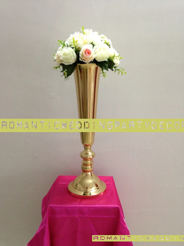 Height 50cm /19.6" Gold Wedding Table Flower Vases Wedding Decoration 10PCS/LOT-Small Style
Height 50cm /19.6" Gold Wedding Table Flower Vases Wedding Decoration 10PCS/LOT-Small Style