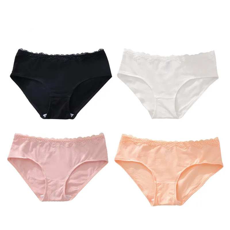 TJ-TingJun Women's shorts Lace Middle Waist Cotton Breathable Simple Pure Color Briefs lady underpants Girl underwear Hot sell
TJ-TingJun Women's shorts Lace Middle Waist Cotton Breathable Simple Pure Color Briefs lady underpants Girl underwear Hot sell