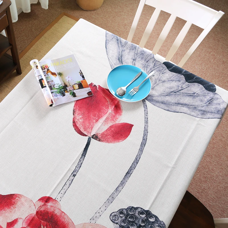 Classic Chinese Ink Lotus Table Cloth Thick Linen Customize Dining Tablecloth Coffee Restaurant Home Decorative Cloth Cover
Classic Chinese Ink Lotus Table Cloth Thick Linen Customize Dining Tablecloth Coffee Restaurant Home Decorative Cloth Cover