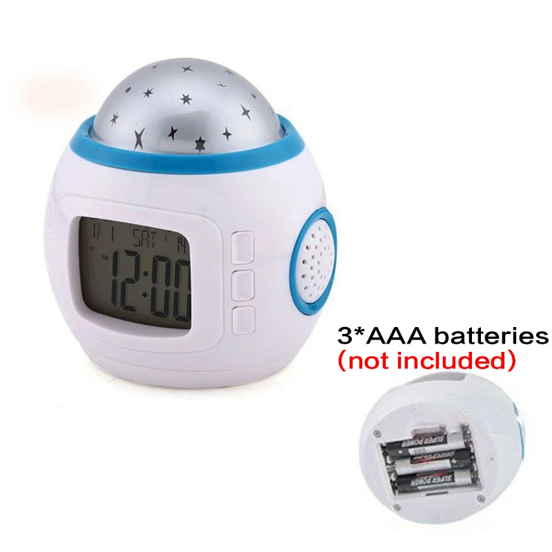 Colorful Starry Sky Night Light Alarm Clock Romantic Universal Star Projection Lamp Children's Night Light Music For Bedroom
Colorful Starry Sky Night Light Alarm Clock Romantic Universal Star Projection Lamp Children's Night Light Music For Bedroom