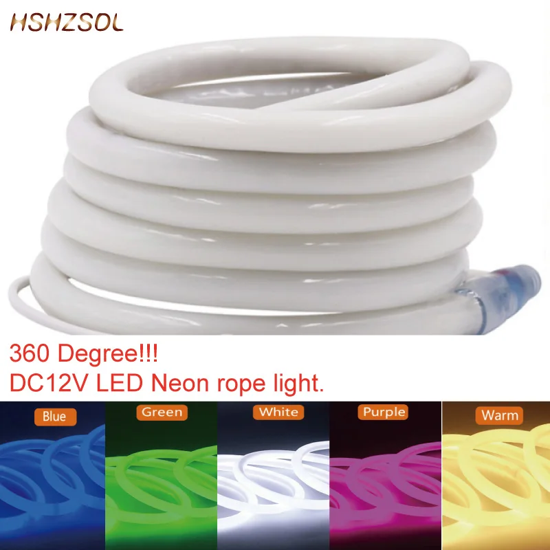 1-10m Outdoor&Indoor LED Lighting Flex LED Neon Light SMD2835 120leds/M LED Strip round Light Waterproof IP68 DC12V with adapter
1-10m Outdoor&Indoor LED Lighting Flex LED Neon Light SMD2835 120leds/M LED Strip round Light Waterproof IP68 DC12V with adapter