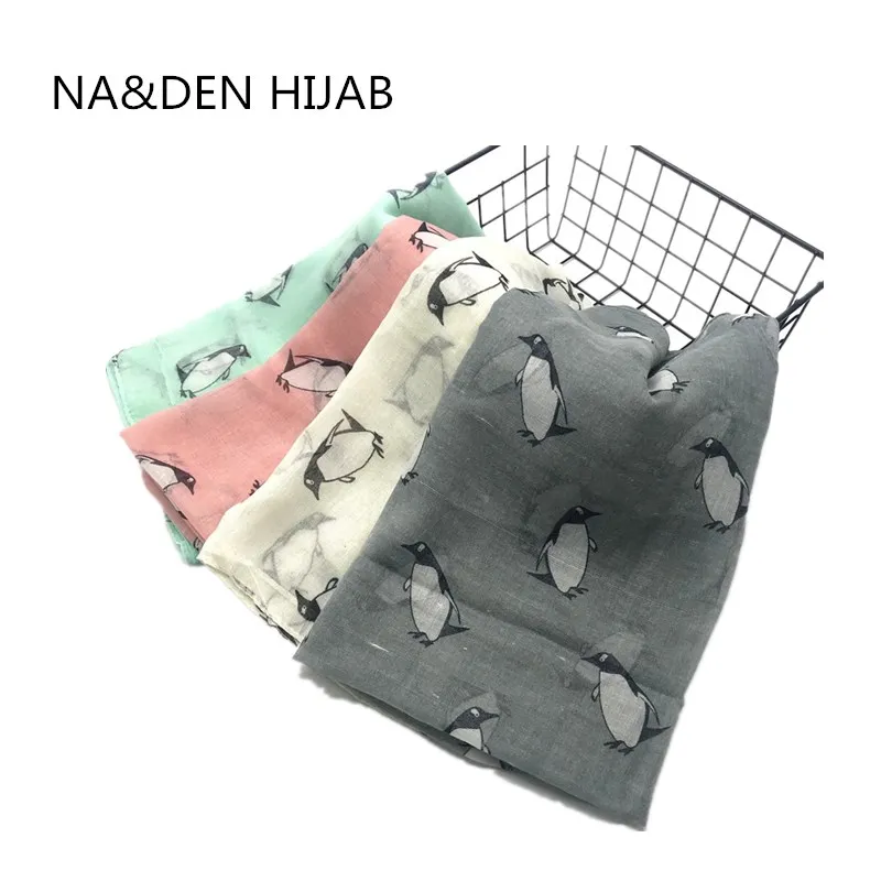 New Muslim hijab women scarf wraps fashion foulard viscose penguin animal print bandana fast shipping 10pcs/lot
New Muslim hijab women scarf wraps fashion foulard viscose penguin animal print bandana fast shipping 10pcs/lot