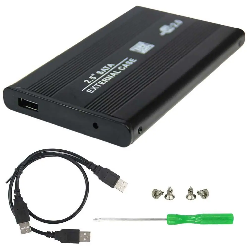 2.5 Inch HDD Case Sata to USB 2.0 Hard Drive Disk SATA External Storage HDD Enclosure with USB Cable New
2.5 Inch HDD Case Sata to USB 2.0 Hard Drive Disk SATA External Storage HDD Enclosure with USB Cable New