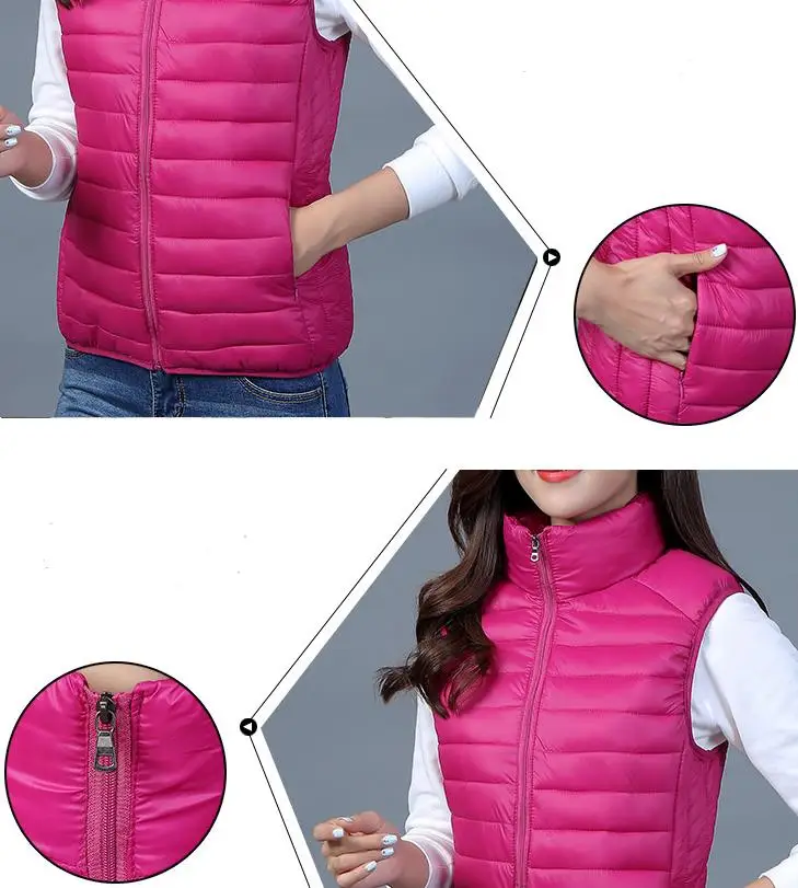 Winter Jacket Women Vest White Duck Down Vest Nice Winter Vest Women Sexy Lovers Slim Short Jackets Parka Plus XXXL
Winter Jacket Women Vest White Duck Down Vest Nice Winter Vest Women Sexy Lovers Slim Short Jackets Parka Plus XXXL