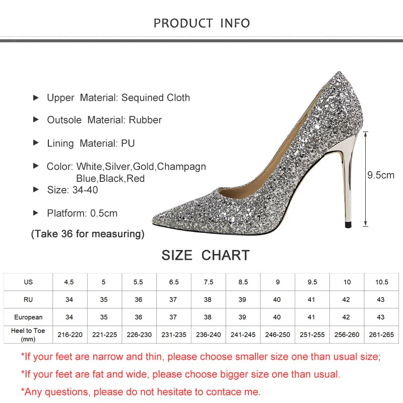 2019 New Spring/Autumn Women Pumps High Thin Heel Pointed Toe Shallow Sexy Bling Bridal Wedding Women Shoes Silver High Heels
2019 New Spring/Autumn Women Pumps High Thin Heel Pointed Toe Shallow Sexy Bling Bridal Wedding Women Shoes Silver High Heels