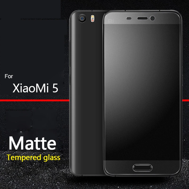 9H матовое закаленное стекло для XiaoMi 5 Mi5 15 дюйма защитная пленка не оставляет