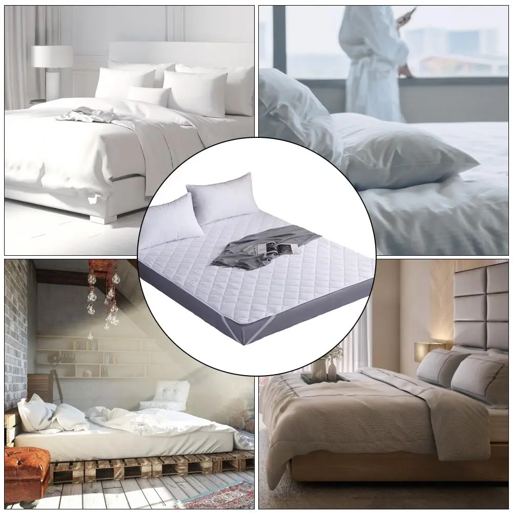 Нескользящая матовая ткань защитный коврик матрац для кровати