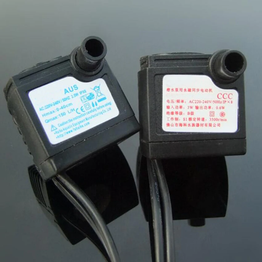 1PC HK-200 220V 2.5W Submersible Pump Fish Tank Aquarium Miniature Mute Water Circulation Pump (No Plug 2 Type Send Randomly)
1PC HK-200 220V 2.5W Submersible Pump Fish Tank Aquarium Miniature Mute Water Circulation Pump (No Plug 2 Type Send Randomly)