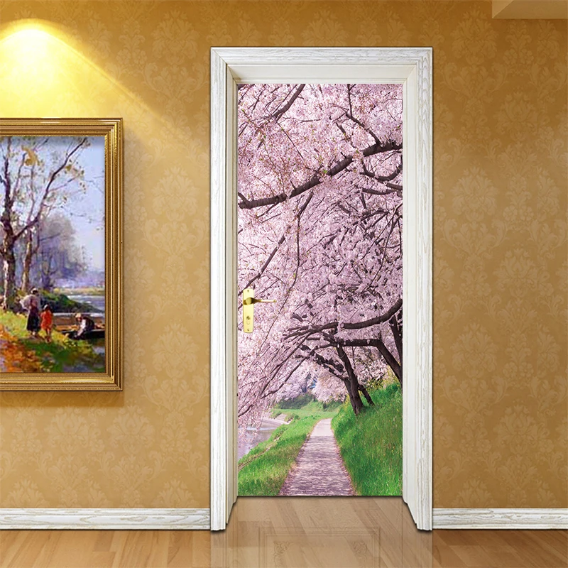 2pcs/set Cherry blossoms Wall Art Picture Mural Wall Stickers Door Sticker Wallpaper Decals living Room bedroom Home Decoration
2pcs/set Cherry blossoms Wall Art Picture Mural Wall Stickers Door Sticker Wallpaper Decals living Room bedroom Home Decoration
