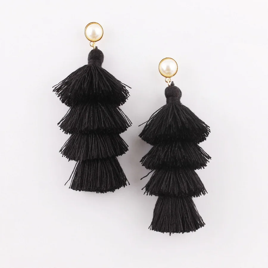 Bohemia Personality Pearl Tassels Long Drop Earrings for Women Vintage Handmade Statement Earrings Wedding Party Jewelry Gift
Bohemia Personality Pearl Tassels Long Drop Earrings for Women Vintage Handmade Statement Earrings Wedding Party Jewelry Gift