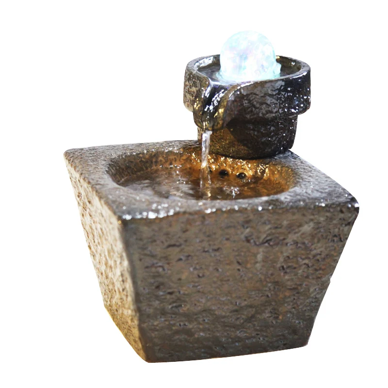 110-240V Micro Landscape Bonsai Mini Lucky Fountain Water Features Feng Shui Home Decor Humidifier Desktop Ornament Fish Tank
110-240V Micro Landscape Bonsai Mini Lucky Fountain Water Features Feng Shui Home Decor Humidifier Desktop Ornament Fish Tank