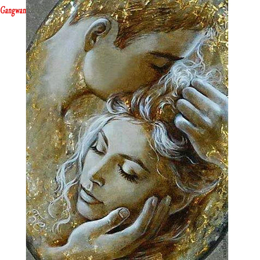 Needlework Diy Diamond painting Cross stitch Lovers Diamond embroidery couple pattern full square round Rhinestones Paste paint
Needlework Diy Diamond painting Cross stitch Lovers Diamond embroidery couple pattern full square round Rhinestones Paste paint